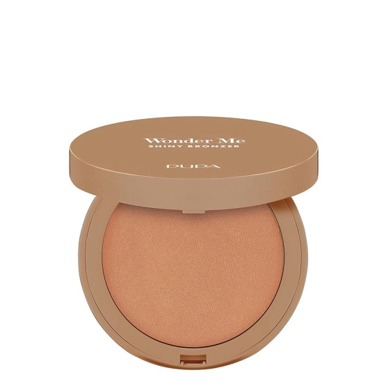 Pupa Milano Wonder Me Shiny Bronzer Luminous Baked Bronzer - Rozświetlający wypiekany bronzer Light Neutral 6 g