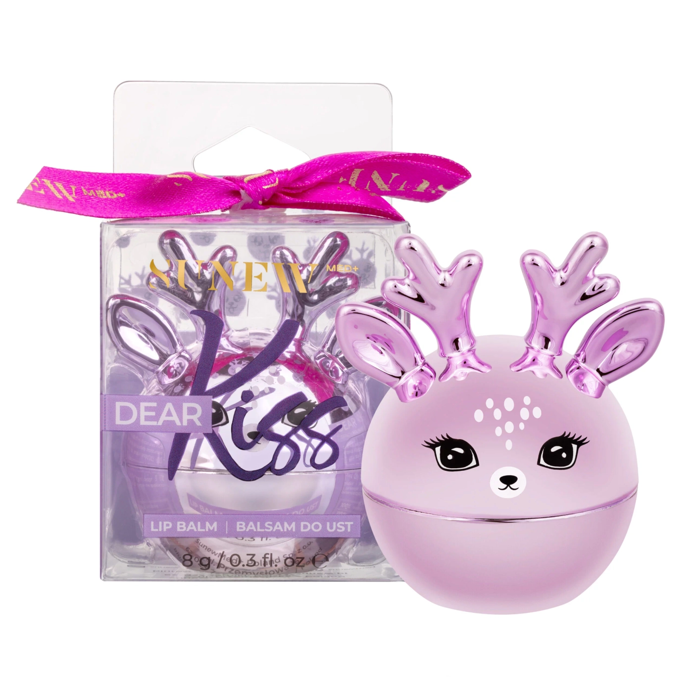SunewMed+ Sunew Med+ Balsam do Ust Deer Kiss Malinowy 8g