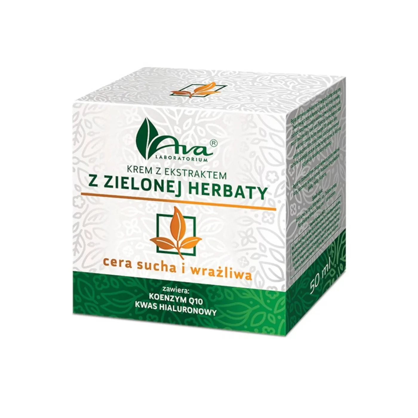 AVA ZIELONA HERBATA Krem do cery suchej i wrażliwej 50 ml