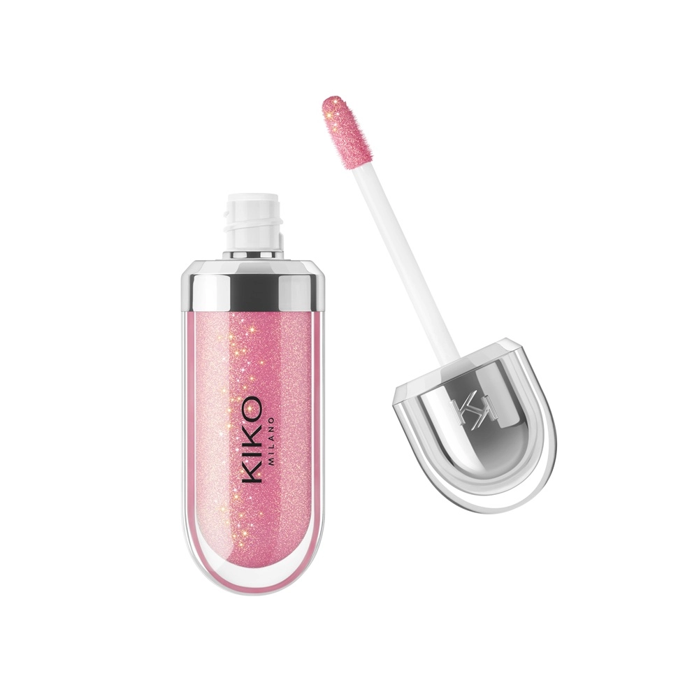 KIKO Milano 3D Hydra Lipgloss zmiękczający błyszczyk do ust z efektem 3D 26 Sparkling Hibiscus Pink 6.5ml
