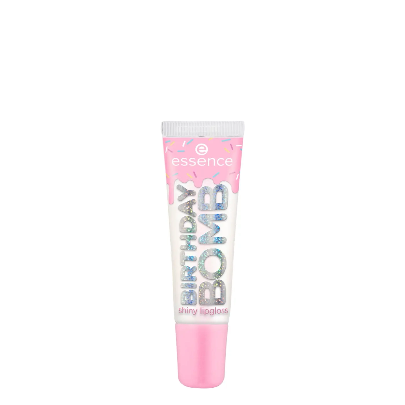 essence BIRTHDAY BOMB shiny lipgloss 01 Cake My Day!