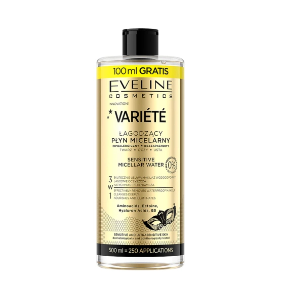 Eveline Cosmetics Variete Łagodzący płyn micelarny 500ml