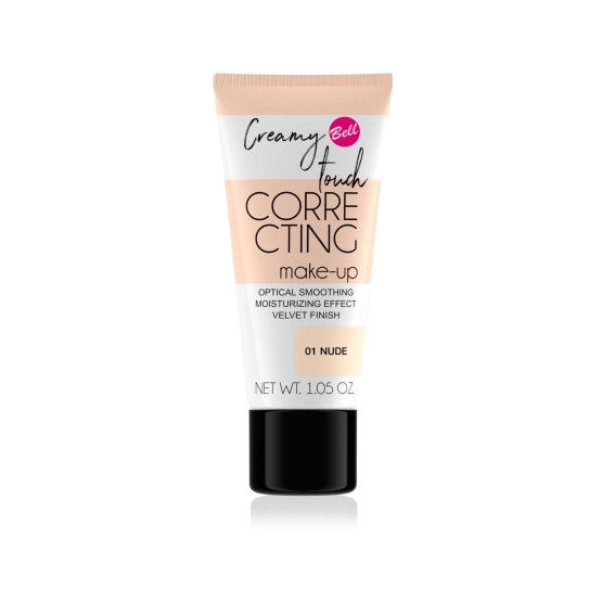 Bell Creamy Touch Correcting Make-Up Kremowy podkład korygujący niedoskonałości cery 1 Nude 30g