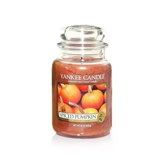 Yankee Candle ŚWIECA W SŁOIKU DUŻA Spiced Pumpkin