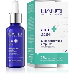 Bandi Professional MEDICAL EXPERT Anti-Acne Skoncentrowana ampułka antytrądzikowa 2% kwas salicylowy + olejek z drzewa herbacianego 30ml