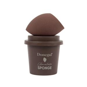 Donegal 4352 Chocolate Sponge Gąbeczka do makijażu w zestawie z etui