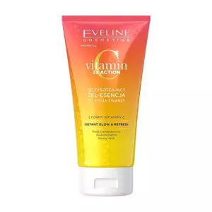 Eveline Cosmetics VITAMIN C 3X ACTION Oczyszczający żel-esencja do mycia twarzy 150ml