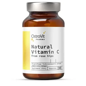 OstroVit Pharma Naturalna Witamina C z Dzikiej Róży 30 kapsułek