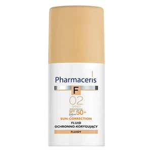 Pharmaceris f fluid ochronno-korygujący najwyższa ochrona spf 50+ 02 Sand