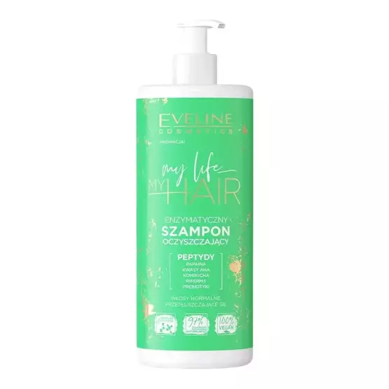 Eveline Cosmetics MY LIFE MY HAIR Enzymatyczny szampon oczyszczający 400 ml