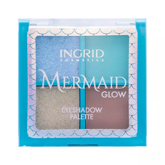 Ingrid Cosmetics Mermaid glow paleta cieni oceanic