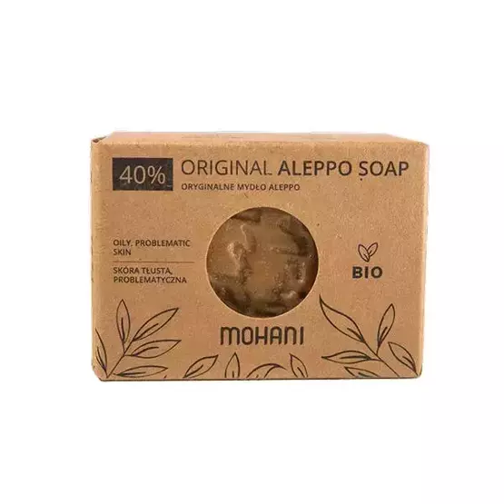 Mohani Mydło Aleppo BIO oliwkowo - laurowe 40%