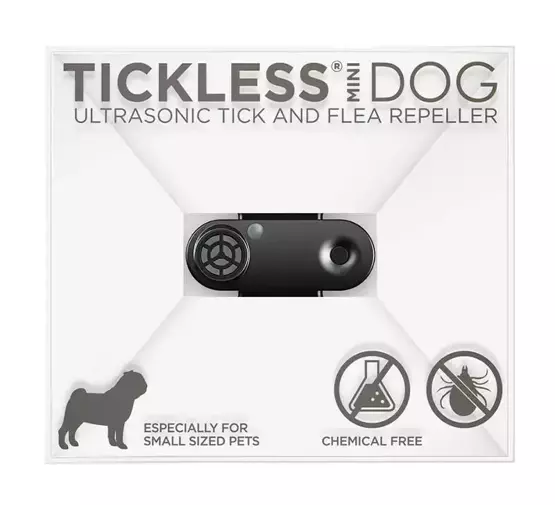 TickLess PET MINI BLACK urządzenie chroniące przed kleszczami dla psów i kotów
